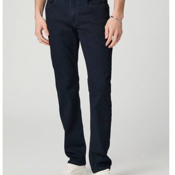 NWOT Paige Transcend Federal Slim Straight - Inkwell - 32 - Picture 3 of 7